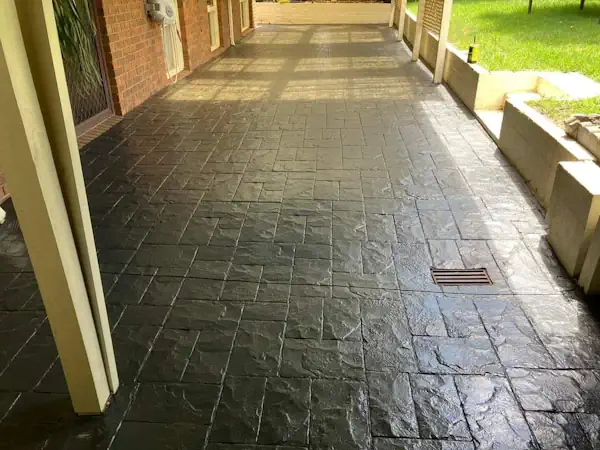 High gloss concrete sealing in Darwin